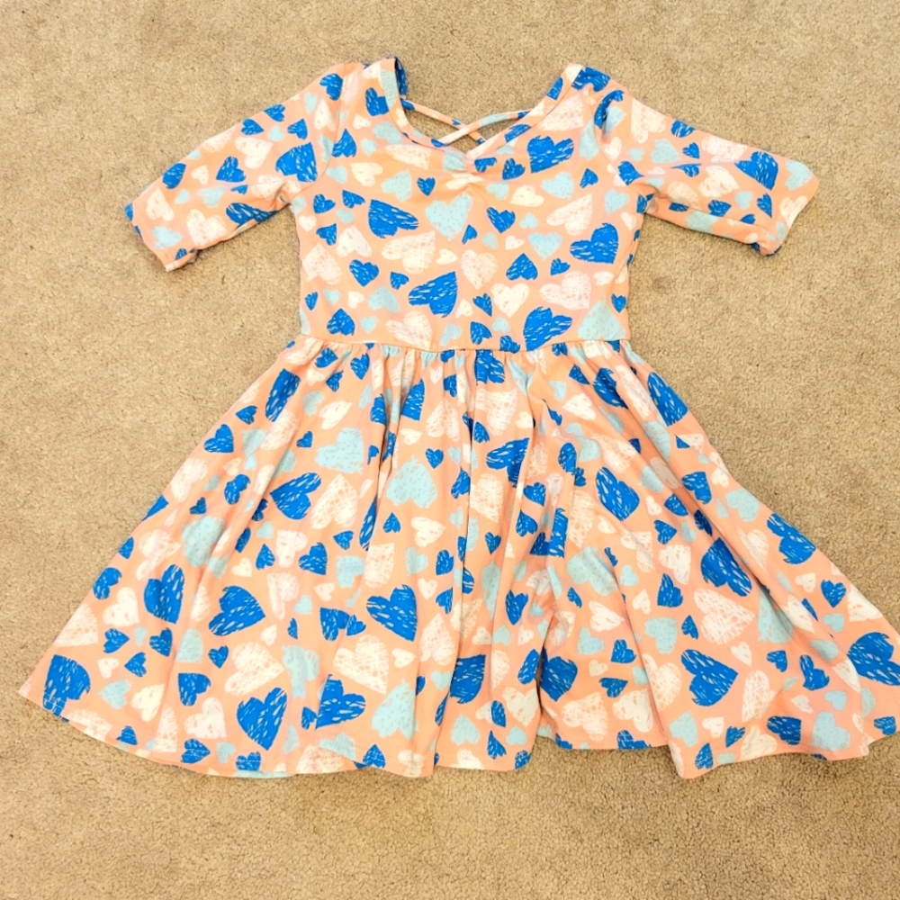 Hearts Dot Dot Smile 3/4 ballerina dress